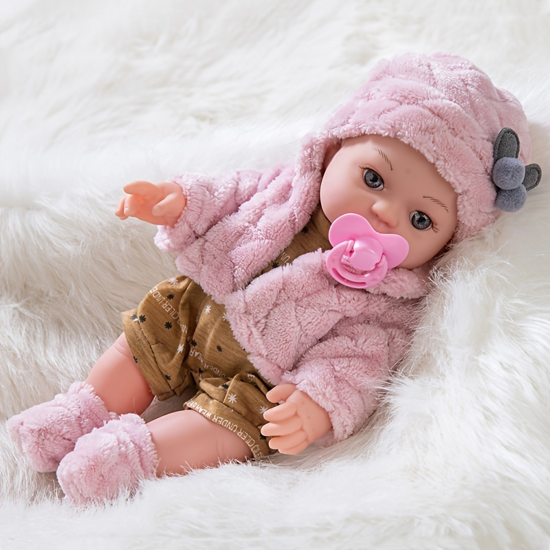  Reborn Doll Accessories Headflowers+Shoes 2 Sets Little Princess  Essential Accessories Orange Suits&Pink Suits