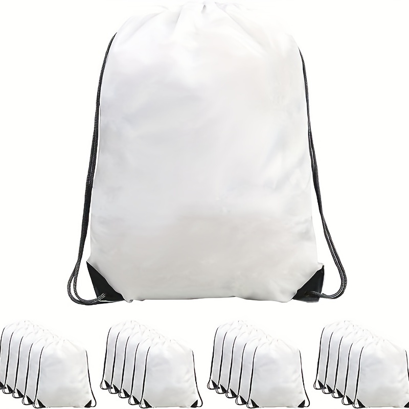 10PCS Cosmetic Bags Sublimation Blank Neoprene Waterproof Large Capacity  DIY Personalized Makeup Pen Bag Case Thermal