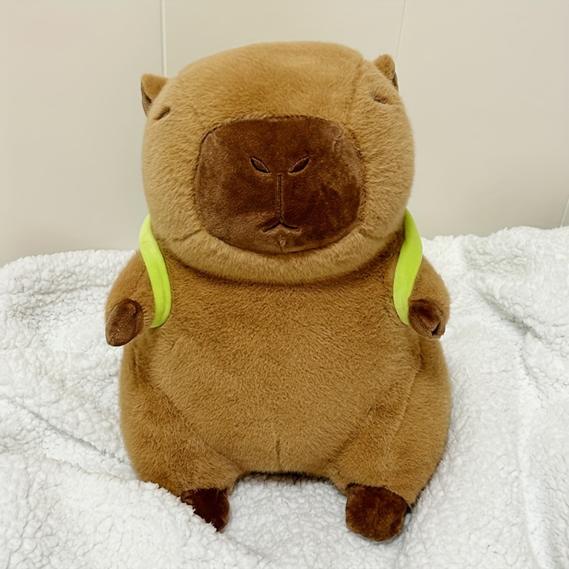 1 Pièce Poupée Capybara En Peluche, Mignonne Poupée D'animal En