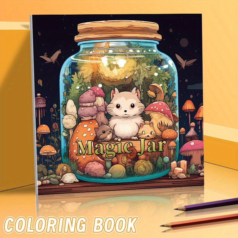 Cute Easy Kawaii Coloring Book: Gift for Kids full of Animals