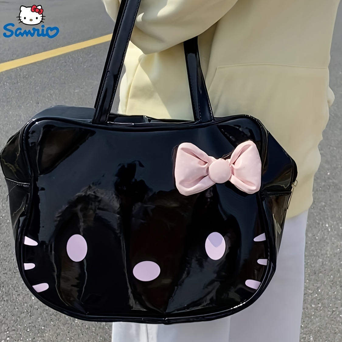 Sanrio Hello Kitty Bag New Vintage Brown Women's Bag Cartoon Printed Luxury  Handbag Pillow Bag Korean Versatile Fashion Y2k 2023 - AliExpress