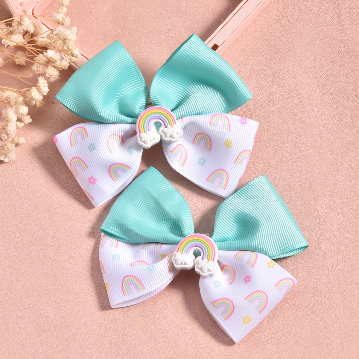Multicolor Bow Accessory Set for Teen Girls Birthday Gift Jewelry Set for  Kids, Handmade By Pretty Ponytails