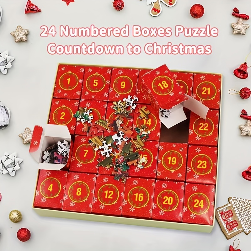 Christmas Countdown Calendar Blind Box 12 Random Butter - Temu