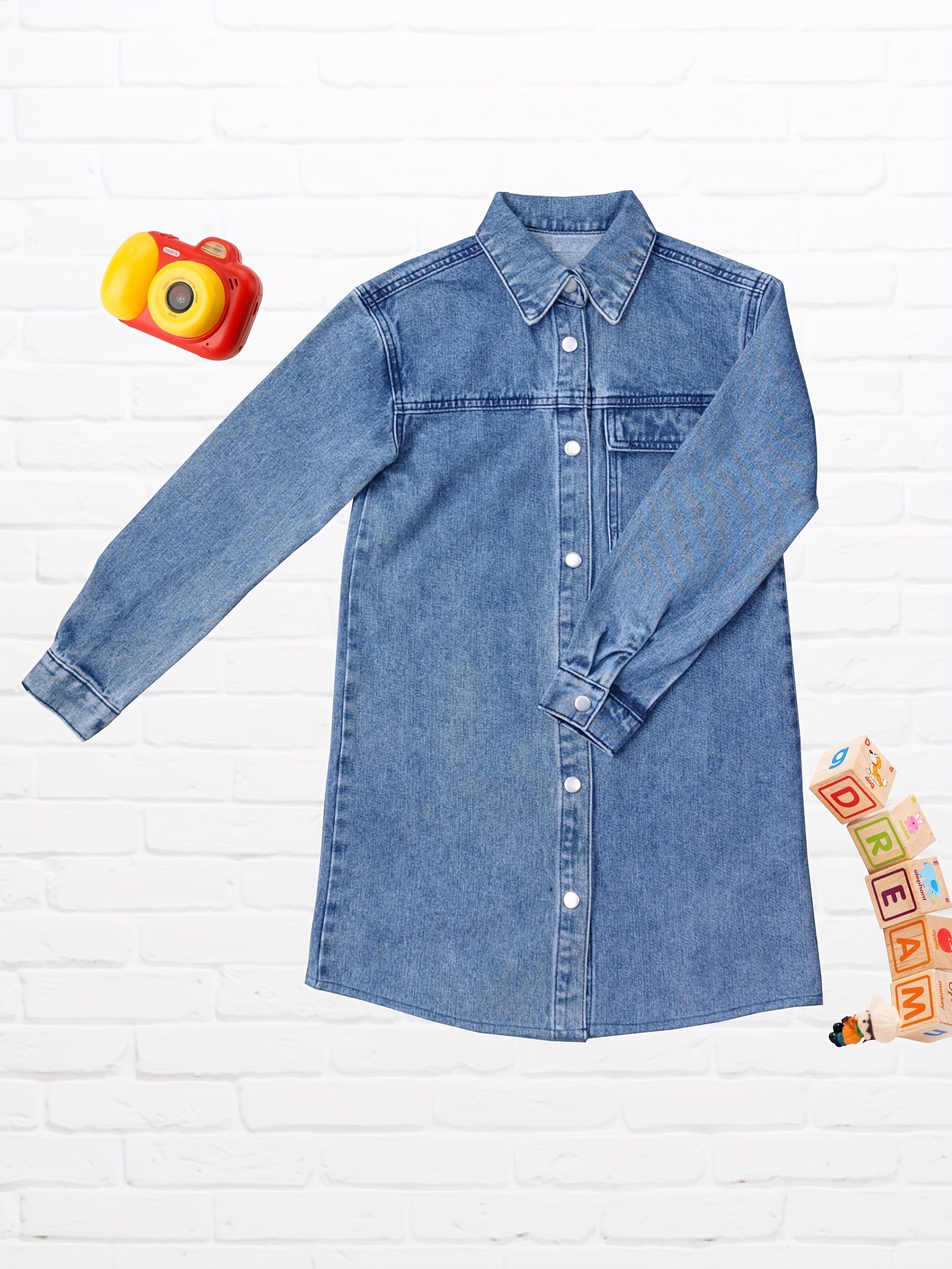 denim shirt for toddler girl
