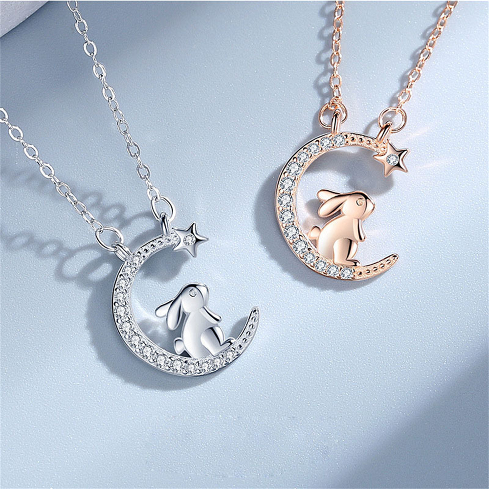 925 Sterling Silver Cat Fish Necklaces for Women Simple Cute Clavicle Chain  All-match Student's Wedding