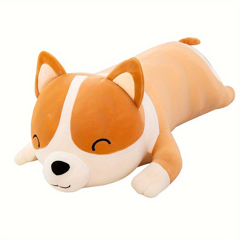 Custom 30cm Soft Fluffy Stuffed Dog Toys Animal Lifelike Cuddly Corgi Plush  - China Corgi Stuffed Animal and Stuffed Corgi price