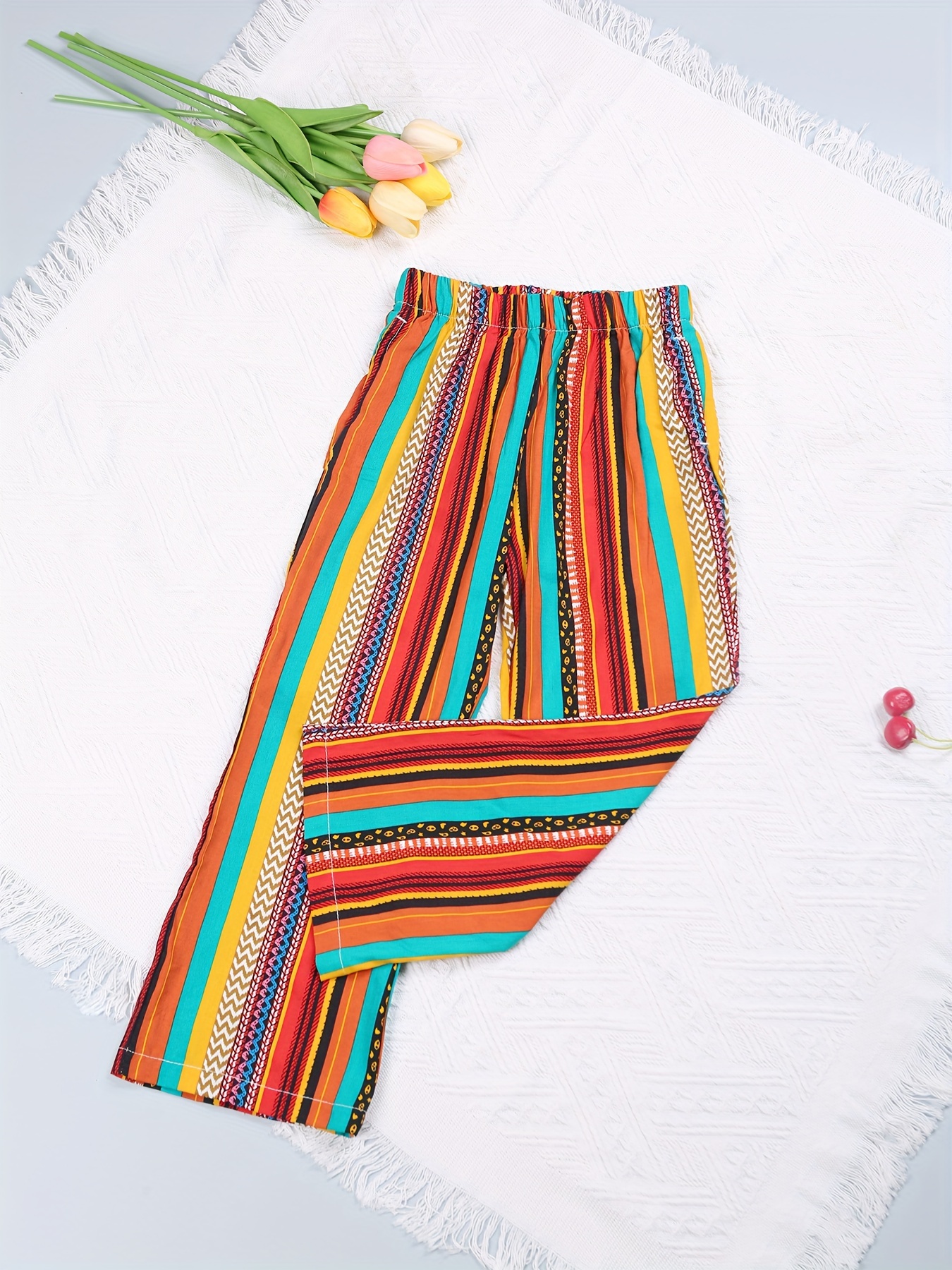Leisure Pants - Rainbow Stripes