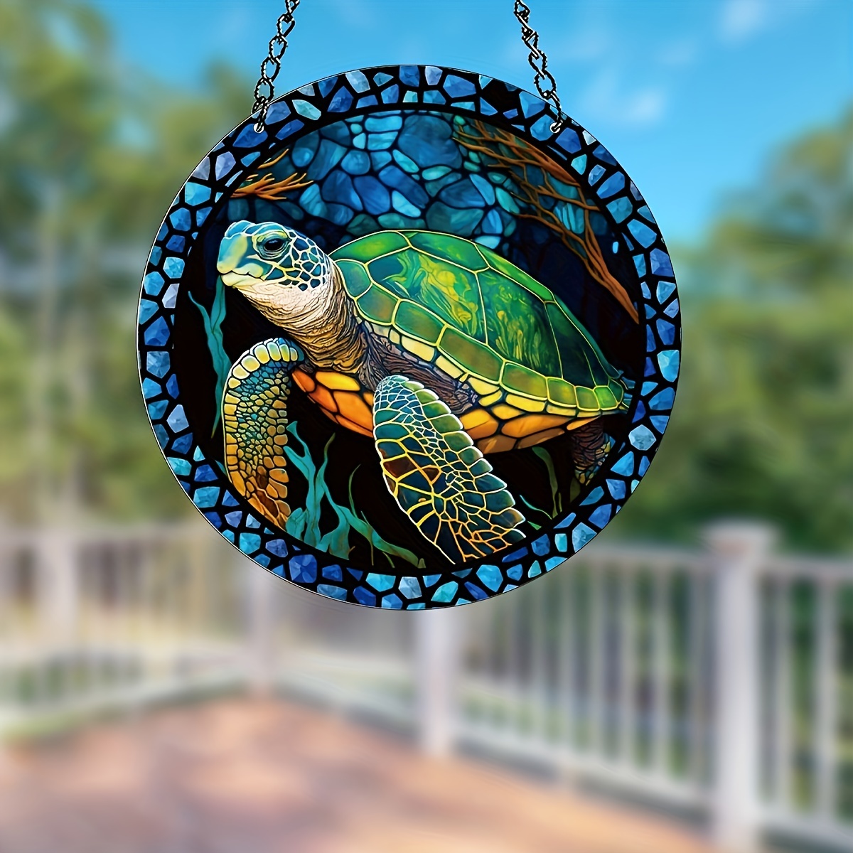 Tortue de Floride en résine, décoration de jardin, tortue aquatique