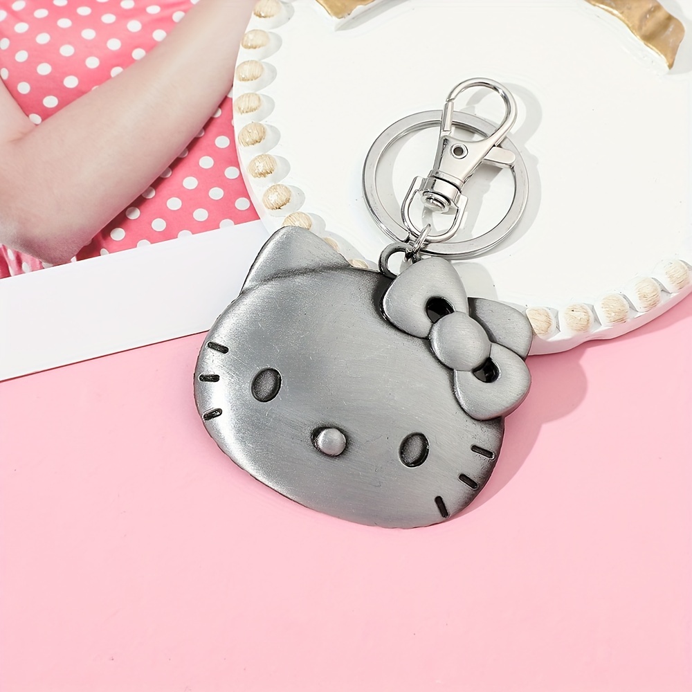 1PC Cute Kawaii Sanrio Hello Kitty Keychain Adorable Keychain Keyring Key  Purse Handbag Car Charms Accessories