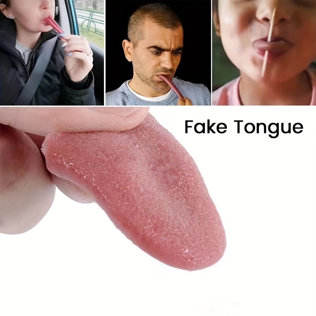 1pc Simulation of adult silicone sexy artificial tongue licking tongue