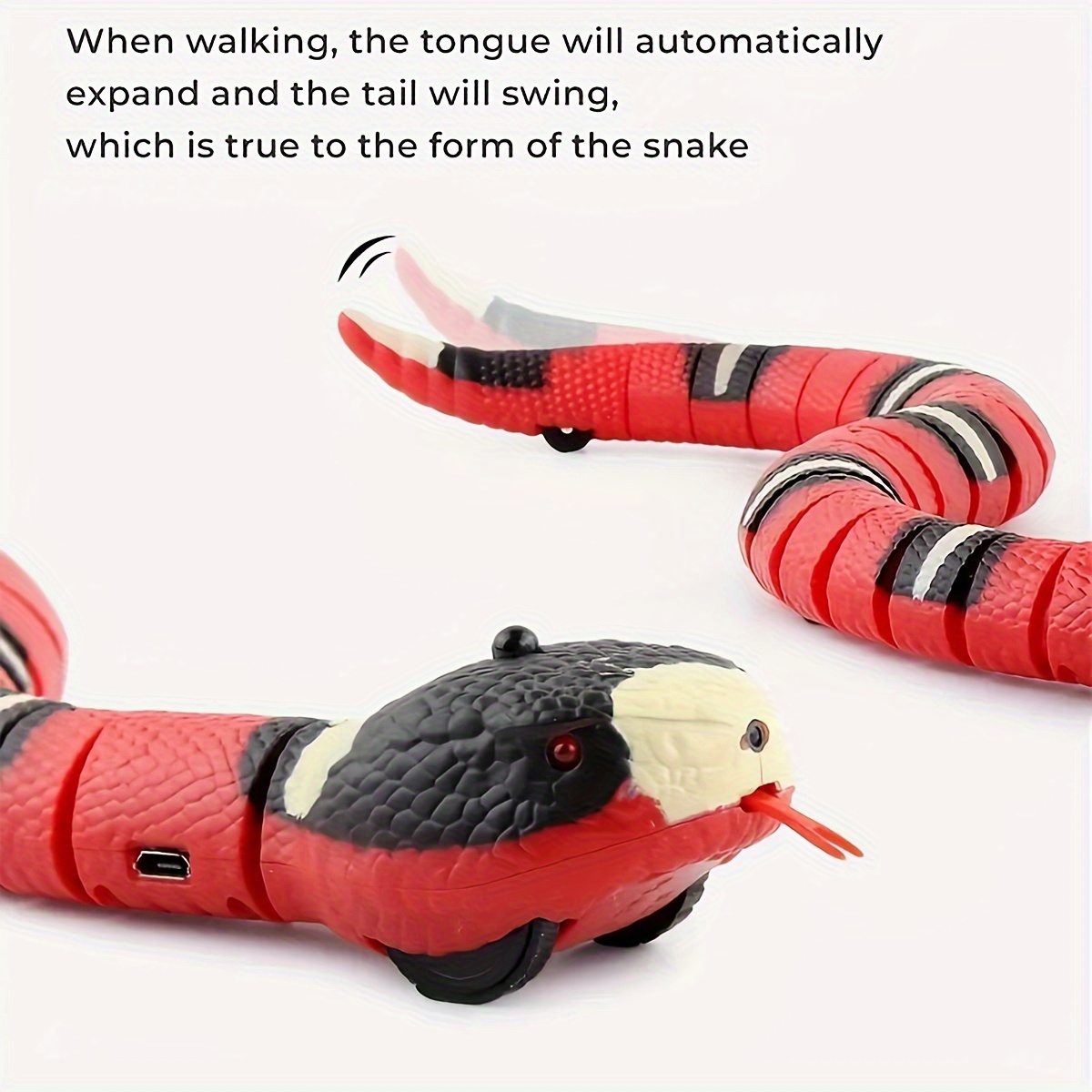 Realistic Jointed Snake Toy 4 Colors 30cm Adults Kids Prank Props