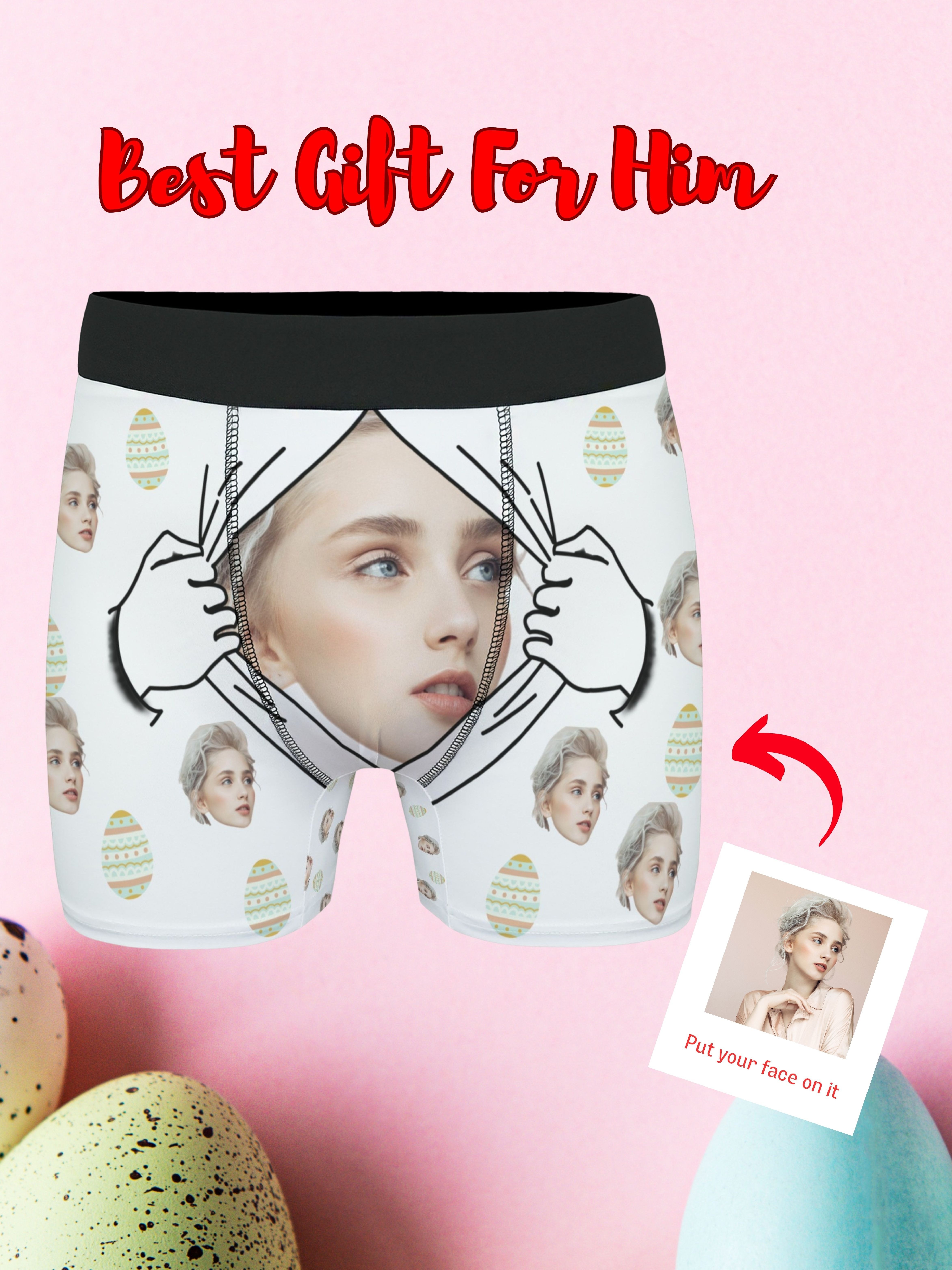 Custom Holiday Panties with Your Photos - Face Undies