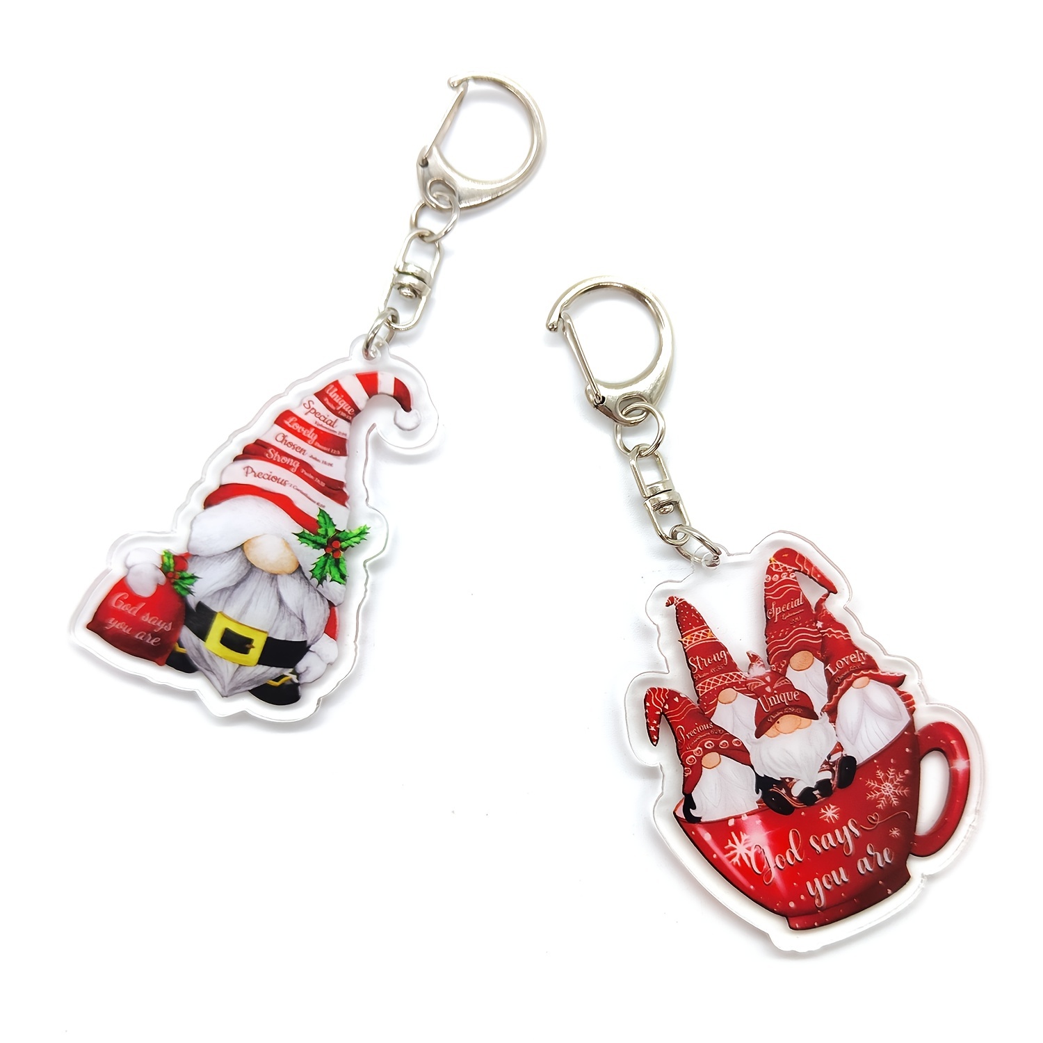 Cute Grinch Doll Pendant Keyrings The Grinch Christmas Figure Keychain for  Backpack Car Key Accessories Festival Gift for Friend