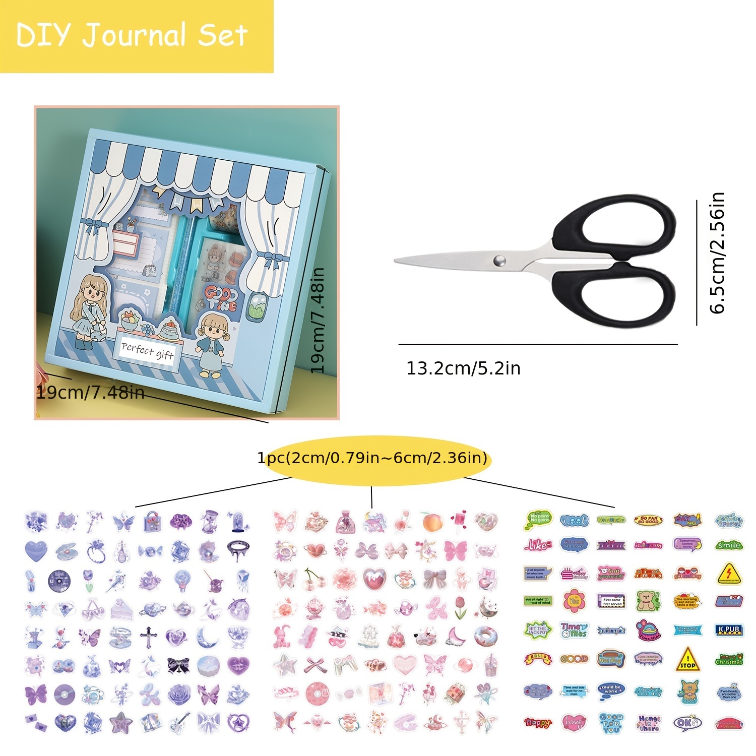 DIY Journal Set For Girls Kids Journals Kit For Teen Girls Cute Stationery Supplies  Art Set