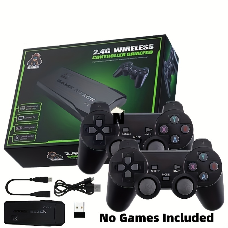 Retro Console 4K 20000 Games HD output Video Games Consola Juegos Game  Stick X2 Wireless Gamepad