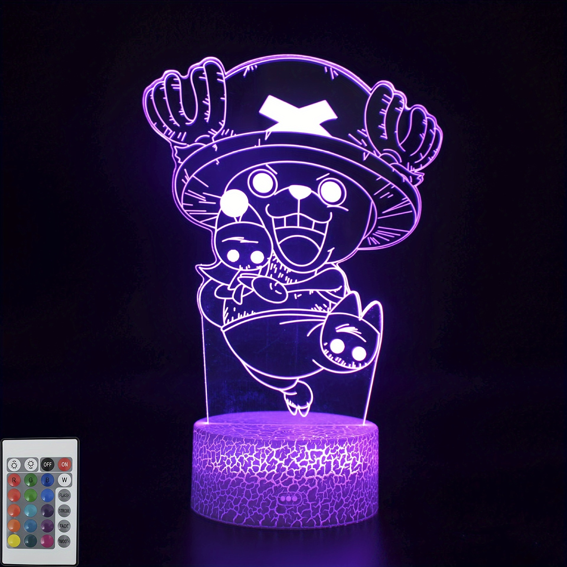 3d Stereo Anime Luminous Painting Night Light The Ghost - Temu