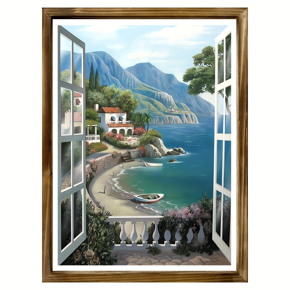 Trompe-L'Oeil – Finestra sul lago di Montagna - Anonimo