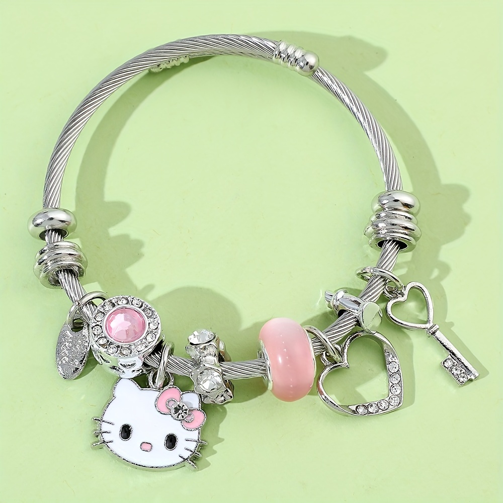 Bonjour boucles d'oreilles kitty -  France