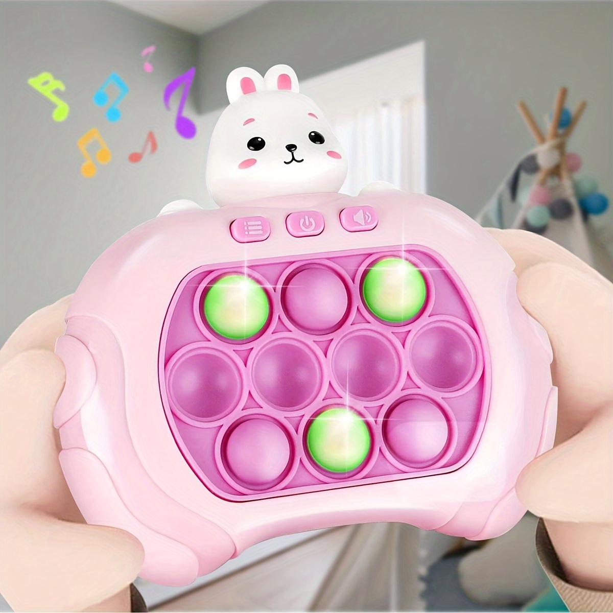 Pop GameToys para niños de 6 a 12 años, juguetes sensoriales para autismo,  juguetes sensoriales, mini juegos, juego de luz de luz de burbujas para el
