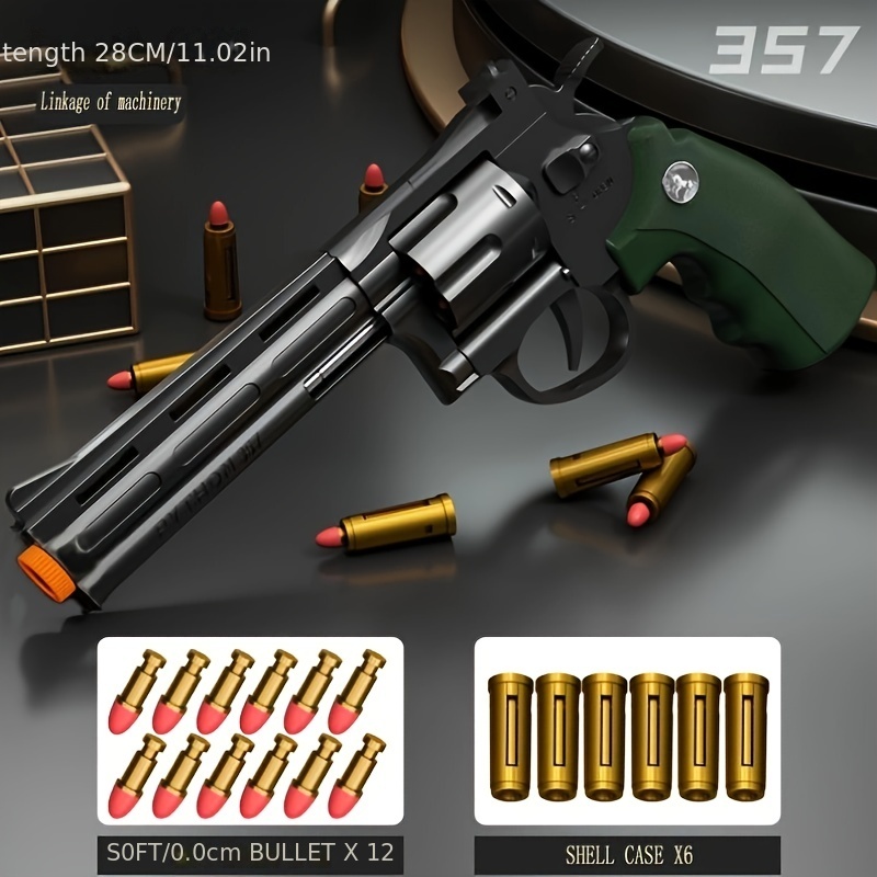 ZP5 Soft Bullet Revolver Pistol Toys Manual Shell Ejection Launcher EVA  Bullets Gun Airsoft Shotgun Pistol For Kids Gift 2040 From Newtoywholesale,  $12.16