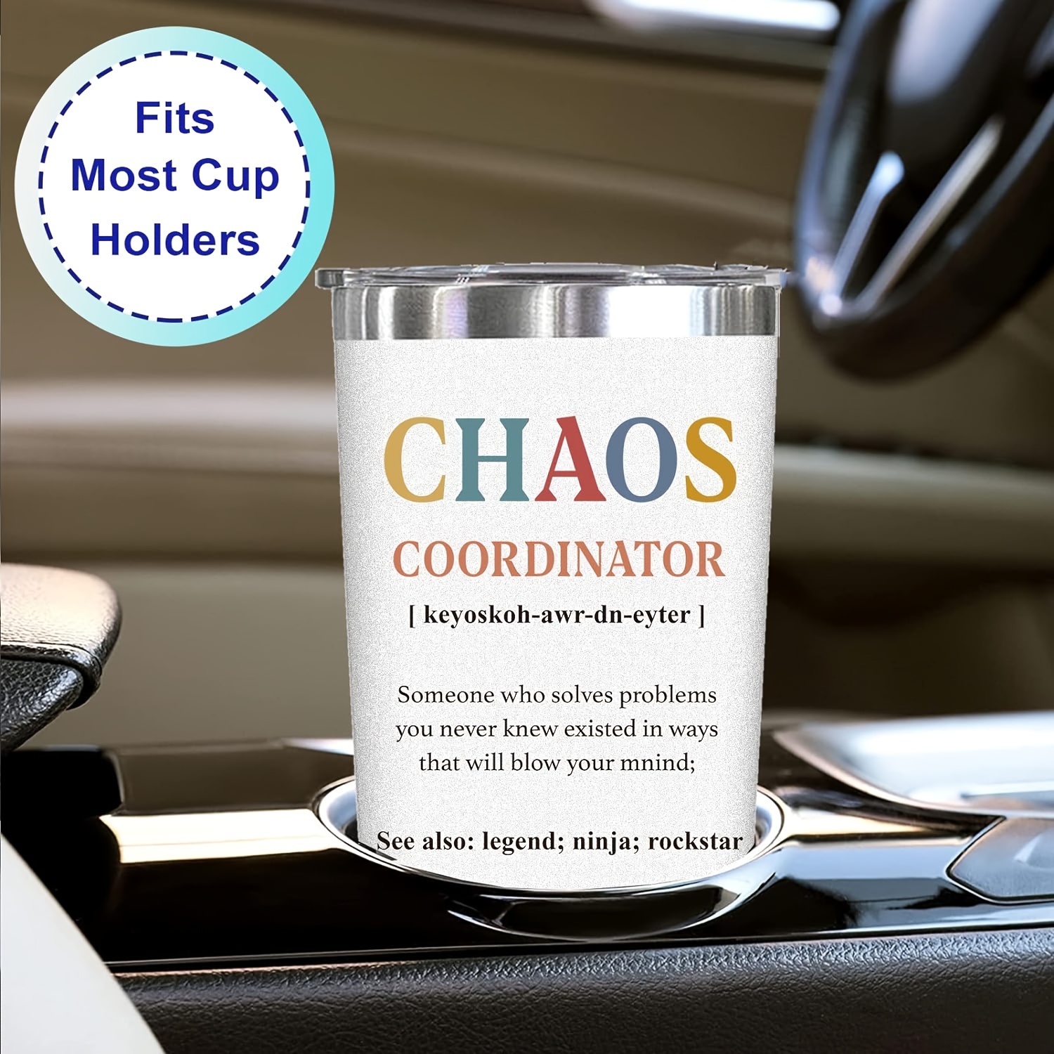 Chaos Coordinator Mug Portable Coffee Mugs Boss Lady Gifts - Temu