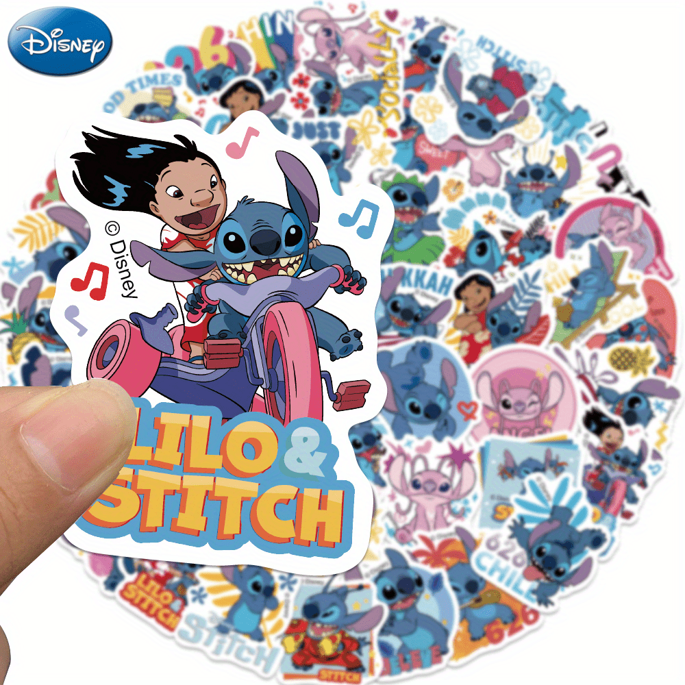 Disney-Bolso de peluche de Lilo & Stitch para niños, bandolera de