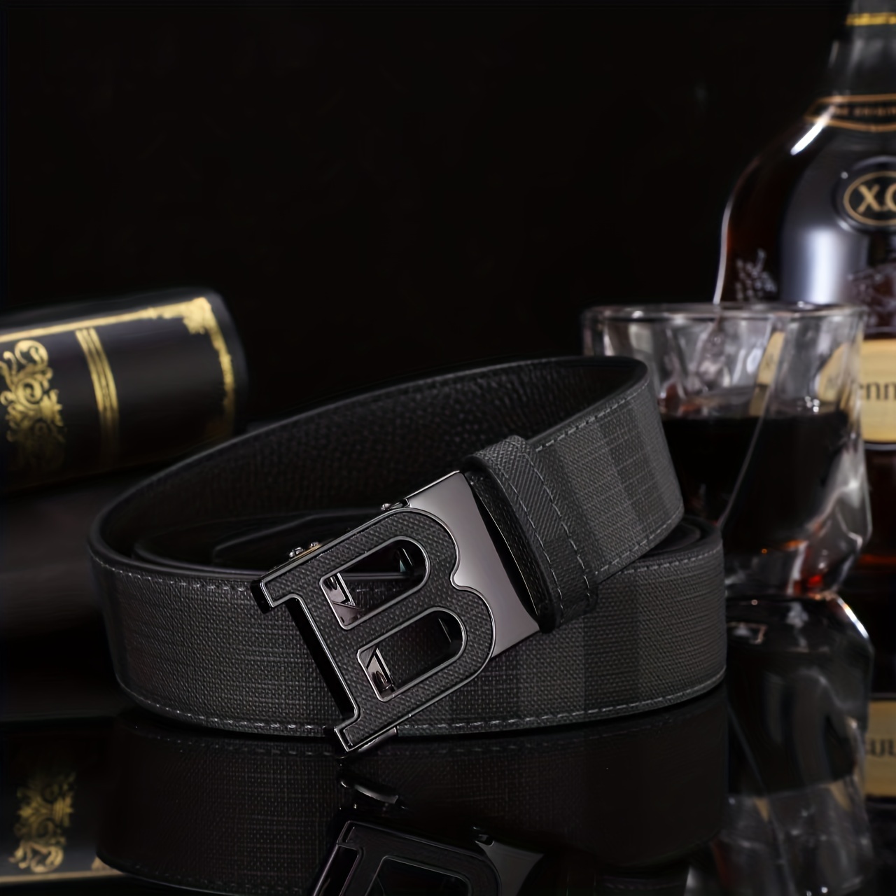 Designer B Brand Leather Belt, Mens Belts Luxury Letter Belt