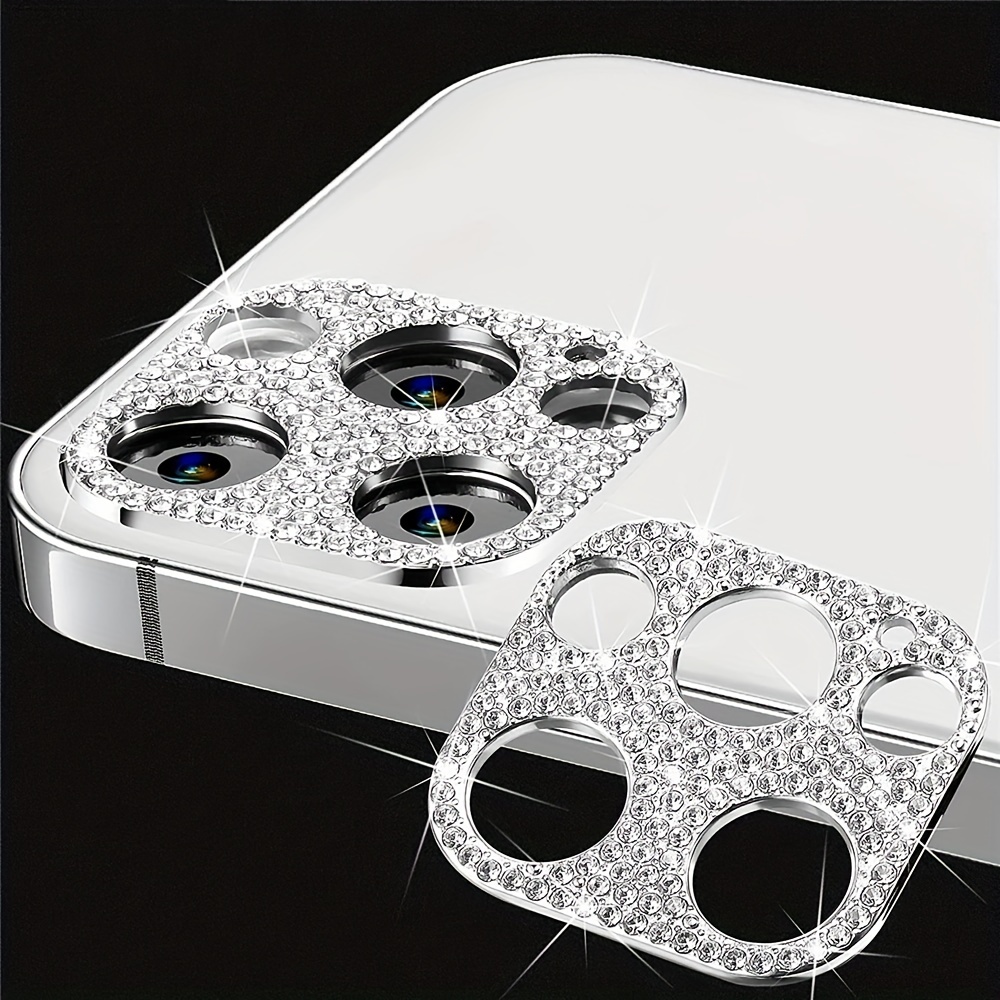 Golden Artificial Diamond Camera Len Protector Good - Temu