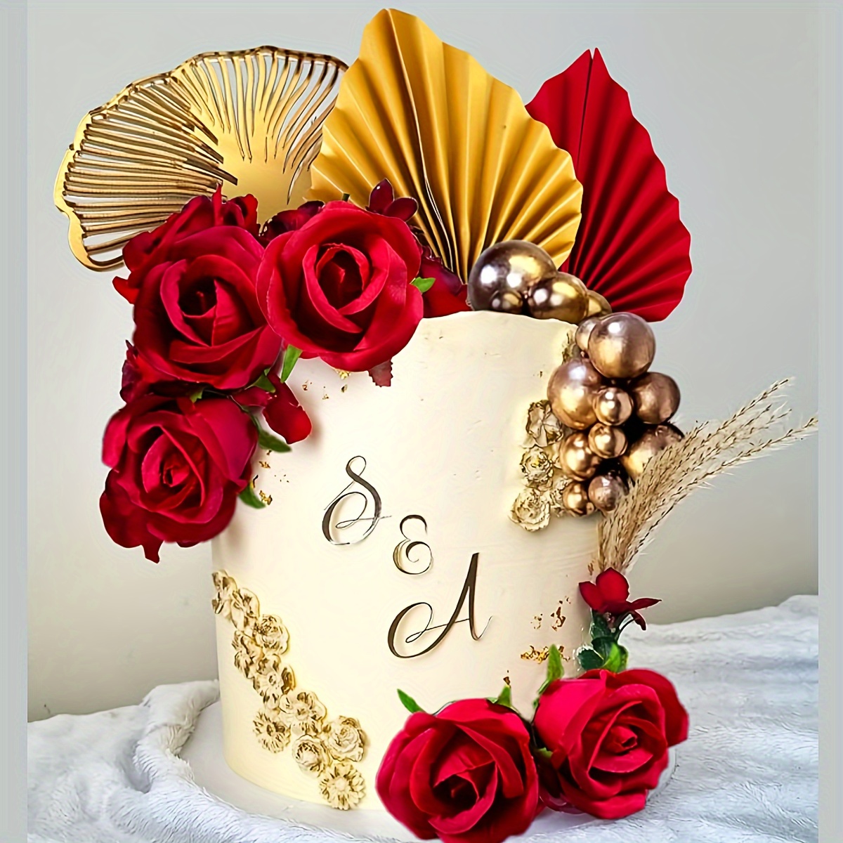 35 adornos comestibles para tartas de flores, adornos para cupcakes de  flores, papel de oblea colorida, decoración de pastel de flores para bodas
