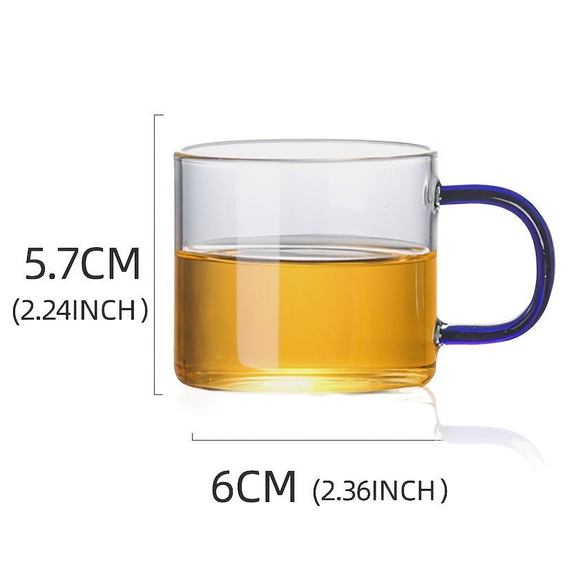 Glass Espresso Cups Demitasse Coffee Mugs With Handle - Temu