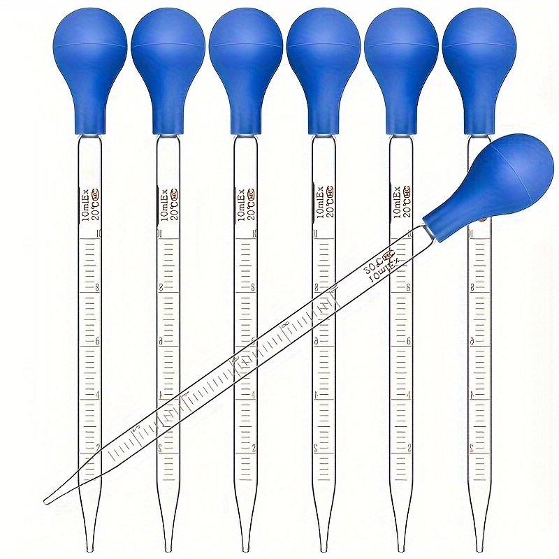 Plastic Pipettes Dropper With Clean Brush Unbreakable - Temu