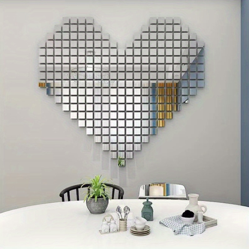 Comprar 10/20/50Pcs Hexagonal Acrílico 3D Espejos Pegatinas de pared  Decoración del hogar Sala de estar Espejo Pegatina de pared Decorar