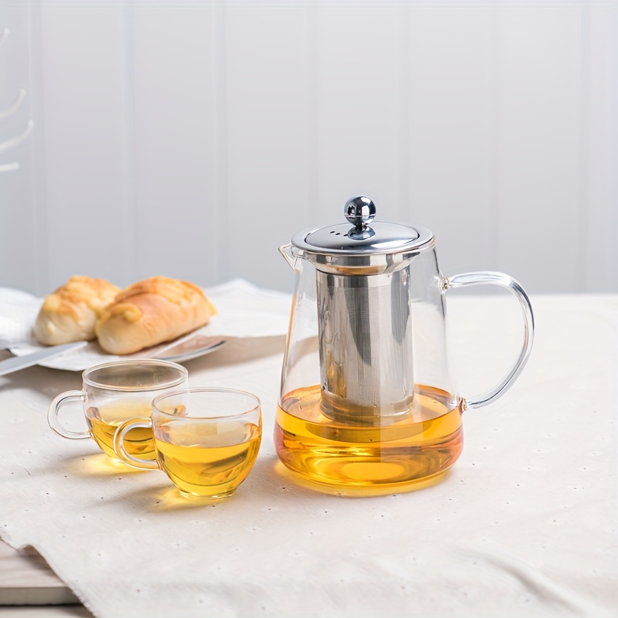 Hot Selling Wholesale Glass Teapot with Removable Infuser, Stovetop Safe Tea  Kettle, Blooming and Loose Leaf Tea Maker Set with Wooden Handle - China  Kitchen Products and Kitchen Tool price