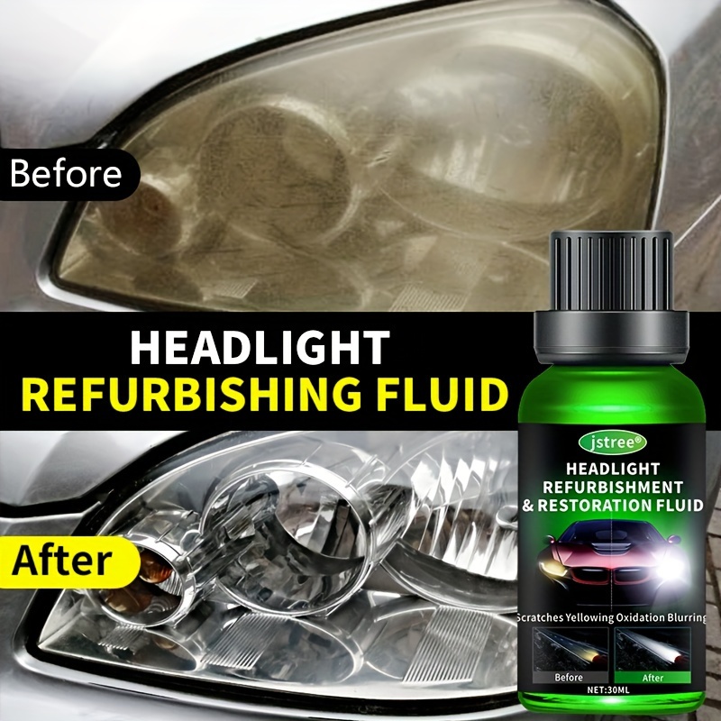 Headlight Repair Refurbishment Kit To Remove Yellow Tool Set Car Motorcycle  Electric Vehicle Headlight Polishing Accessories