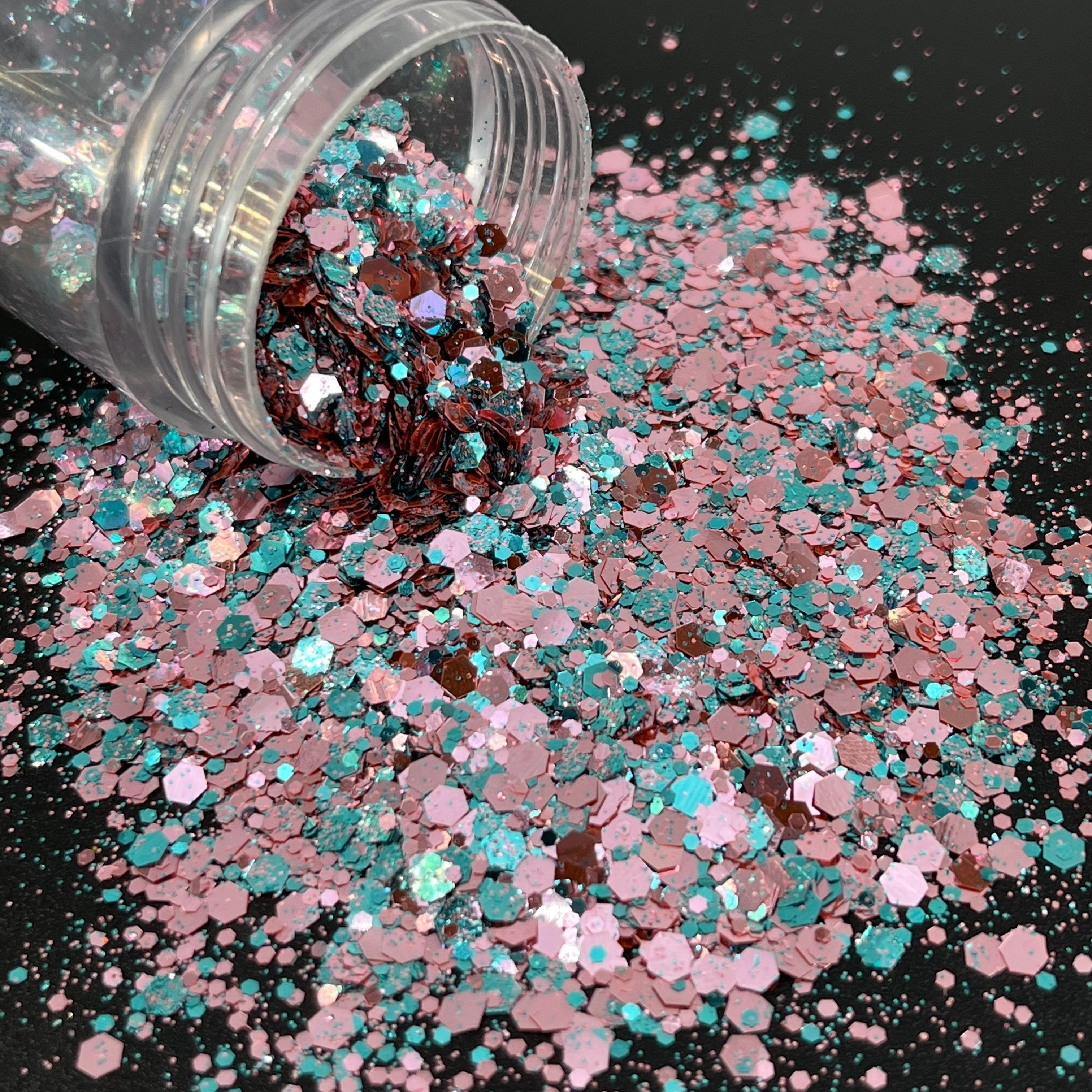 12Colors glass fairy dust bottles with opalescent glitter confetti Glitter  Sequins Confetti Paillette Glitter Pack Shake