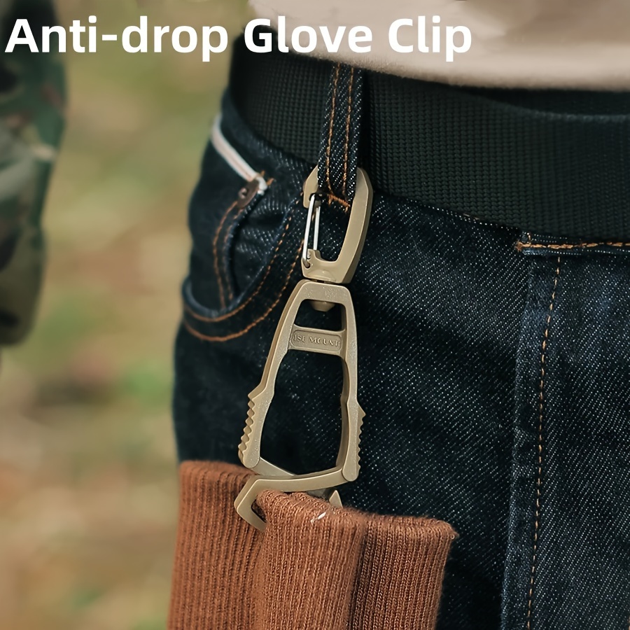 4 pièces Porte-gants Clip antidérapant Gant De travail Clip de