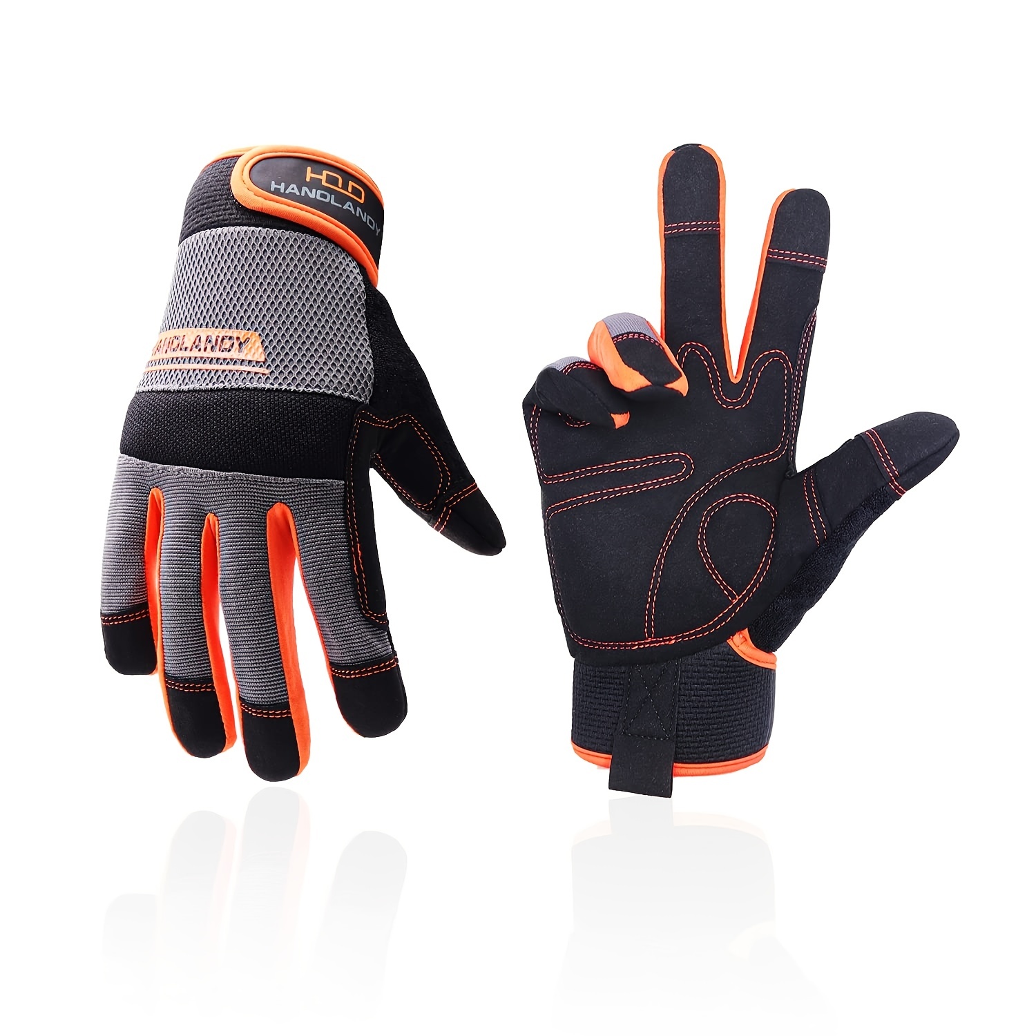 Cs-1 guantes de protección contra cortes de motosierra de cuero