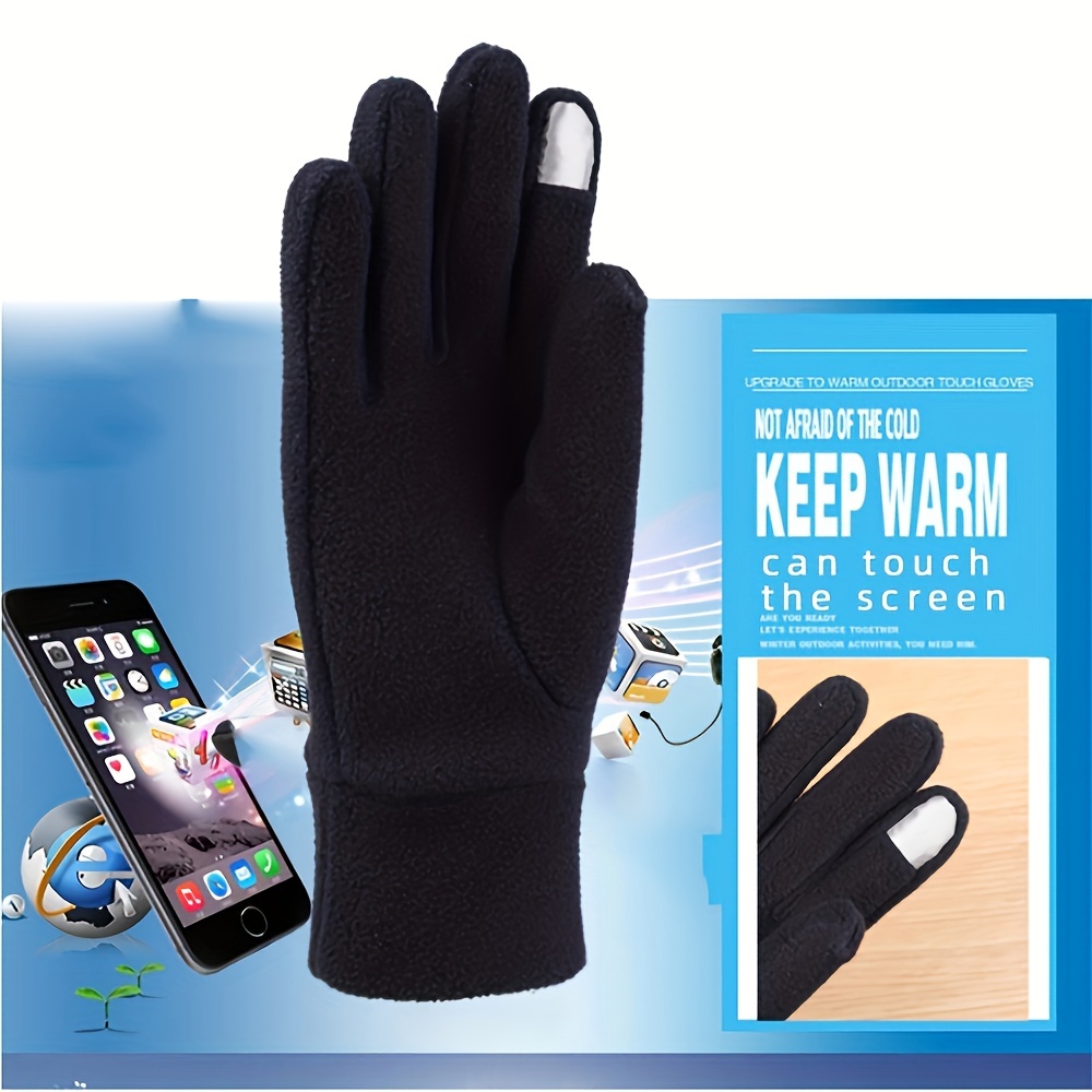 1 Par De Guantes De Invierno Para Hombre Guantes Para - Temu