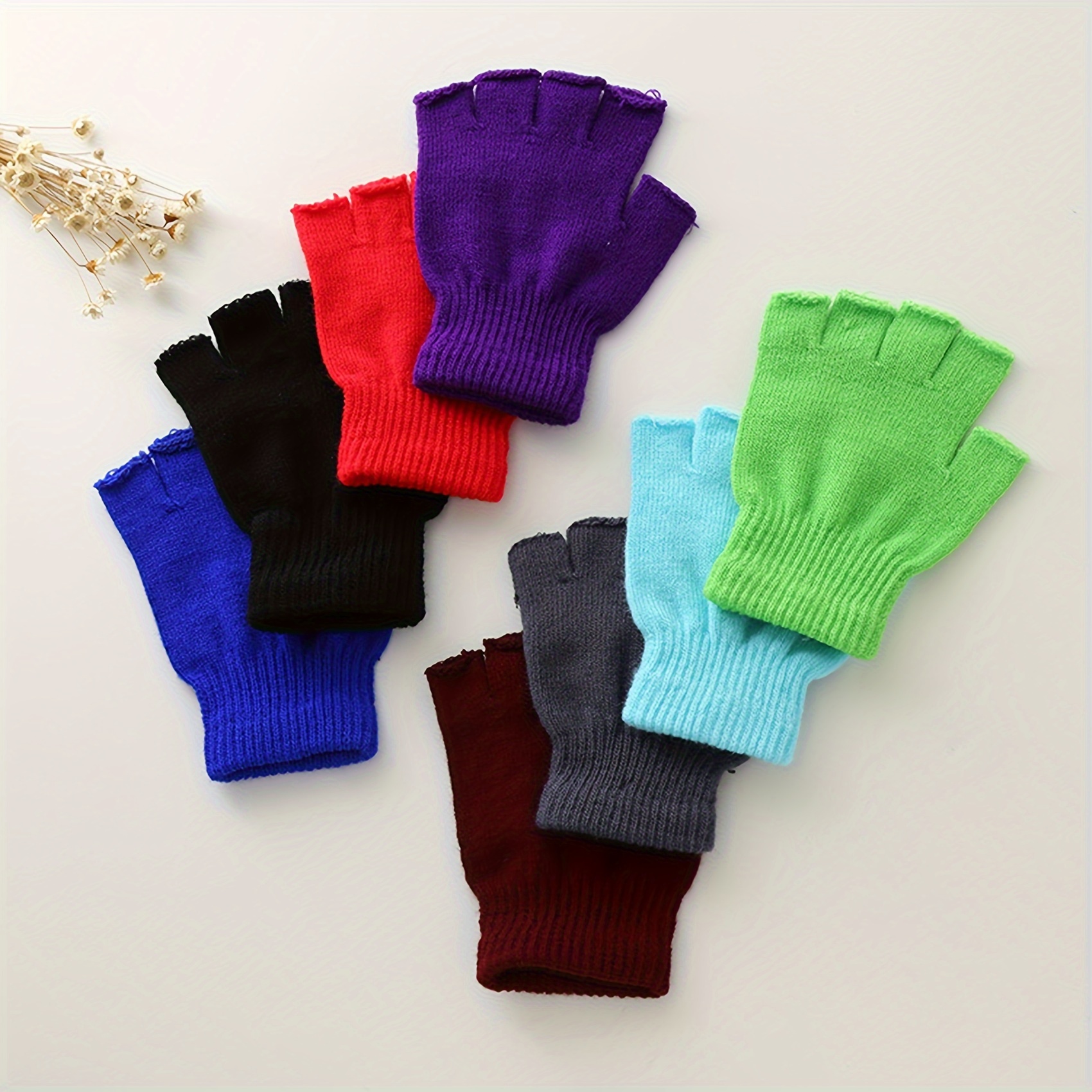 Gants d'hiver pour femmes Lait Soie Gants de banquet courts Gants de  conduite élastiques -t