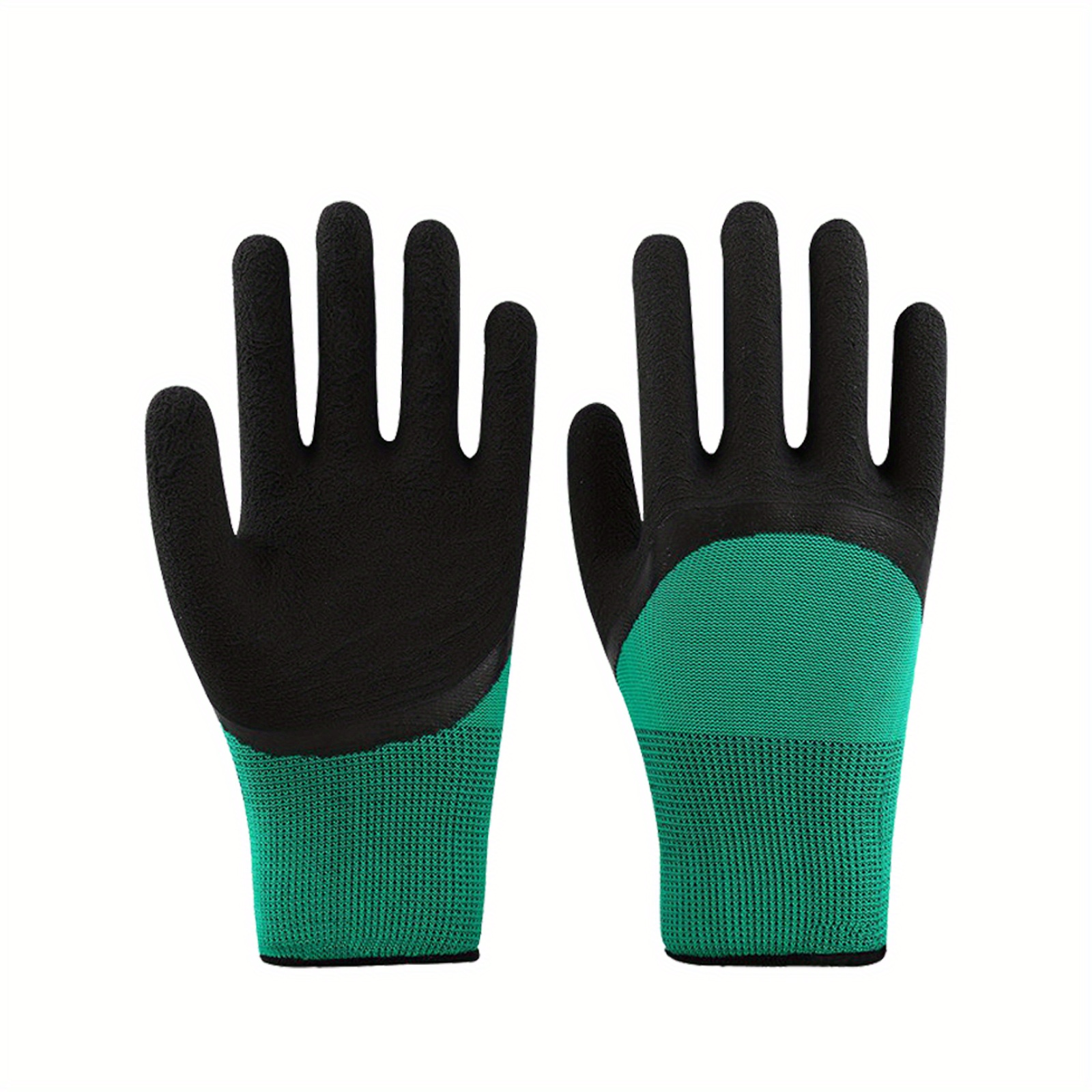 Gants de jardinage en cuir résistants aux épines pour homme et femme, gants  de jardin polyvalents pour femme, durable, gants de manutention  antidérapants (taille S, blanc/vert) : : Bricolage