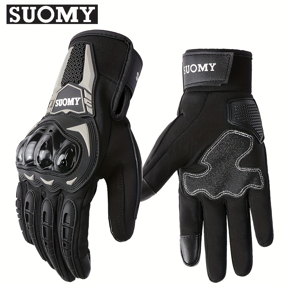 Guantes de ciclismo impermeables a prueba de viento para hombre, Guantes  Térmicos de dedo completo para bicicleta, moto, Scooter, MTB y carretera,  100% - AliExpress