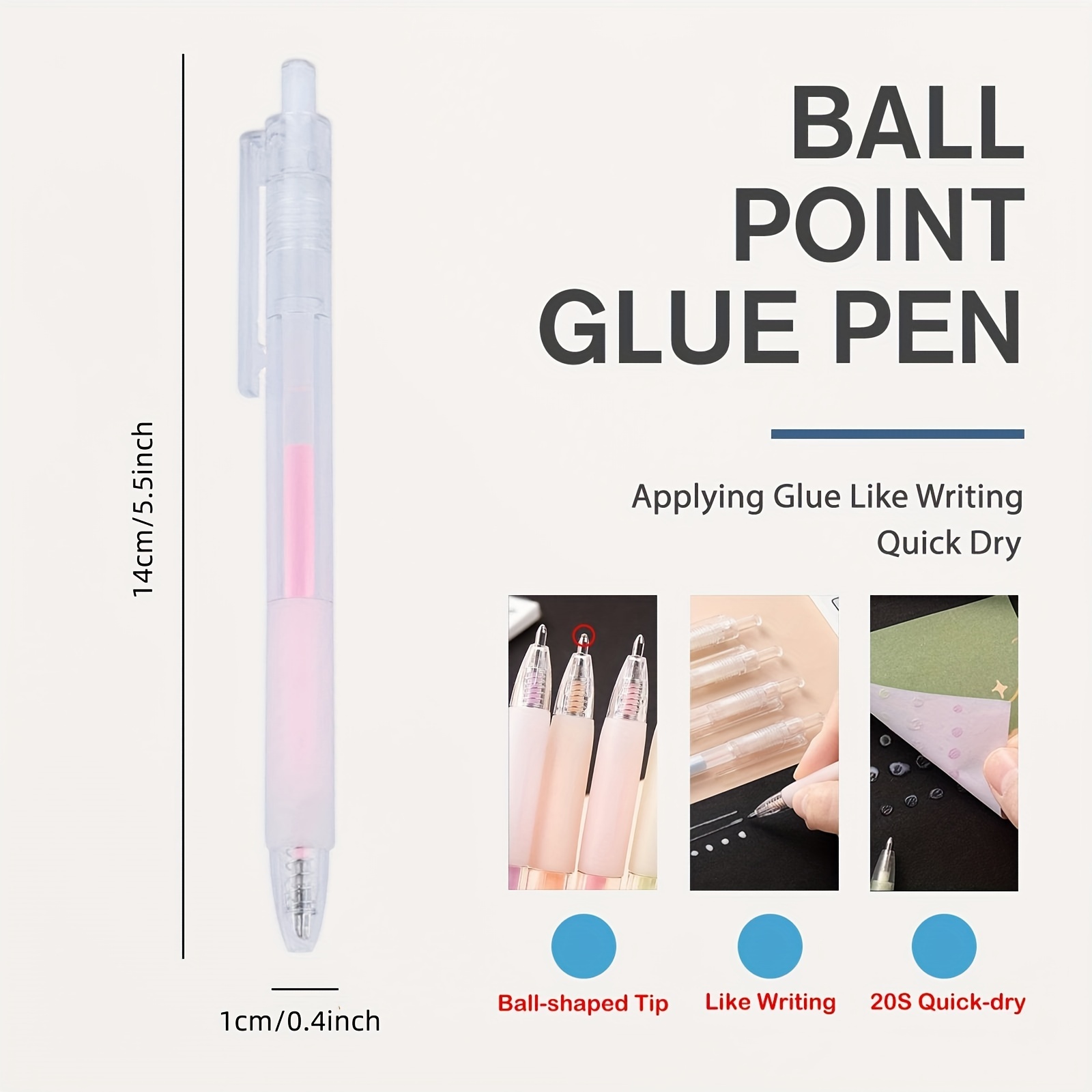 Liquid Glue Pen Precise Apply Glue Writing Pen Craft Glue Supplies For  Precision Glue And Easy Control Ideal For Paper Crafts - AliExpress
