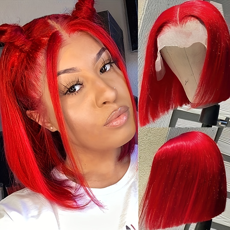 Red Bob Wig Temu New Zealand