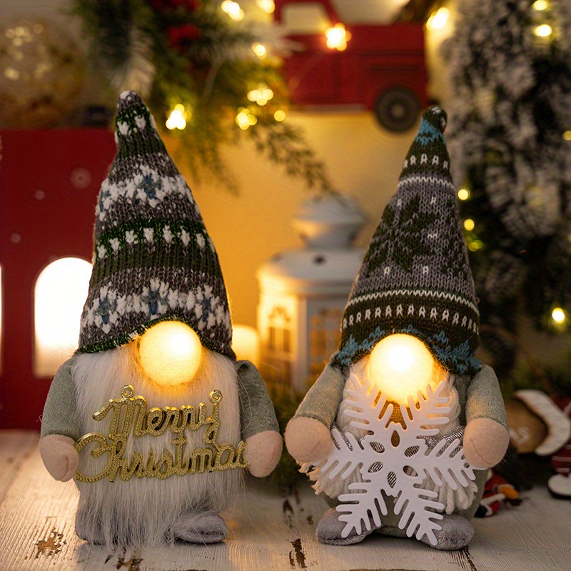 St.patrick's Day Irish Gnome Doll Lighted Sequins Gnome - Temu
