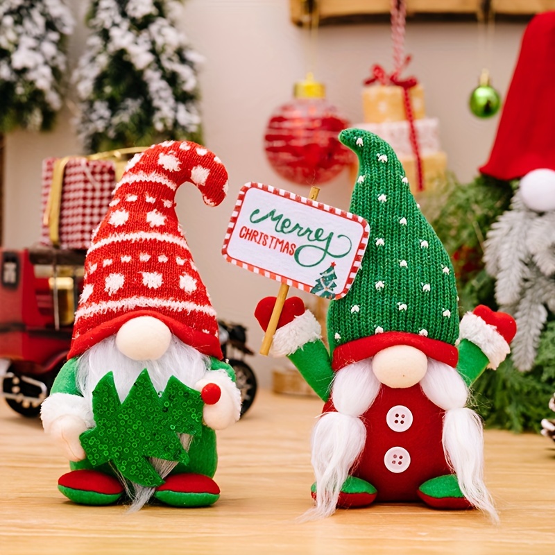 1pc Decorazioni Natalizie Esterno Gnome Santa Benvenuto - Temu