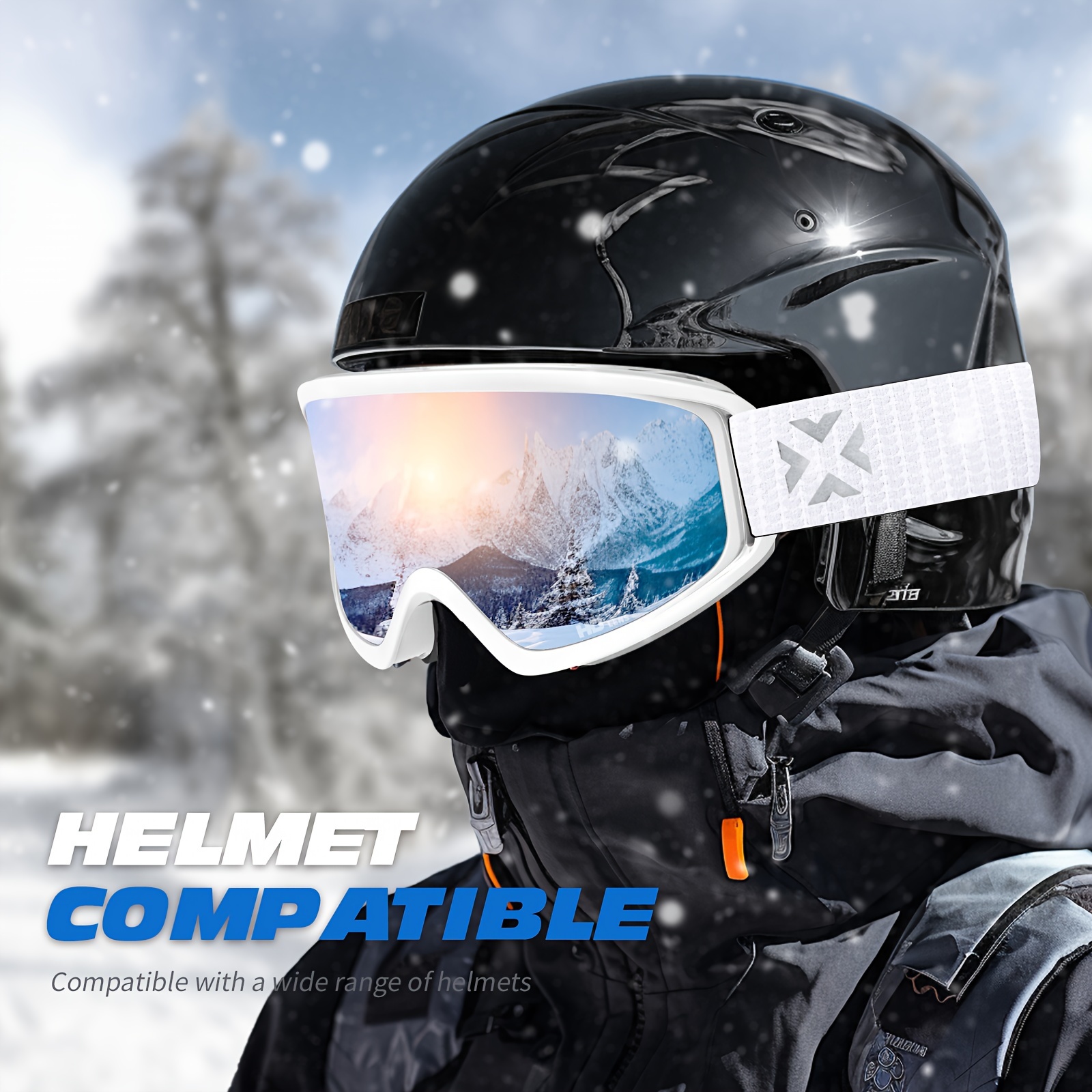 Gafas De Esquí Unisex Para Hombres, Mujeres Y Jóvenes Para Uso En  Exteriores Para Esquiar / Hacer Snowboard Con Antivaho, Mode de Mujer