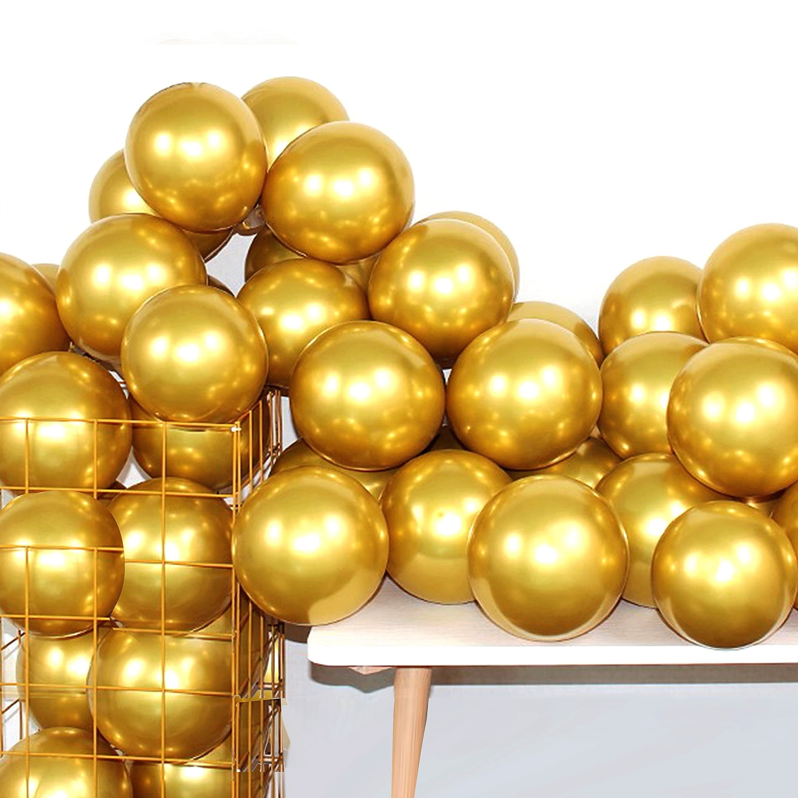 2024 Balloons Gold 40in Digit Helium Balloons Aesthetic Shiny Big Balloons