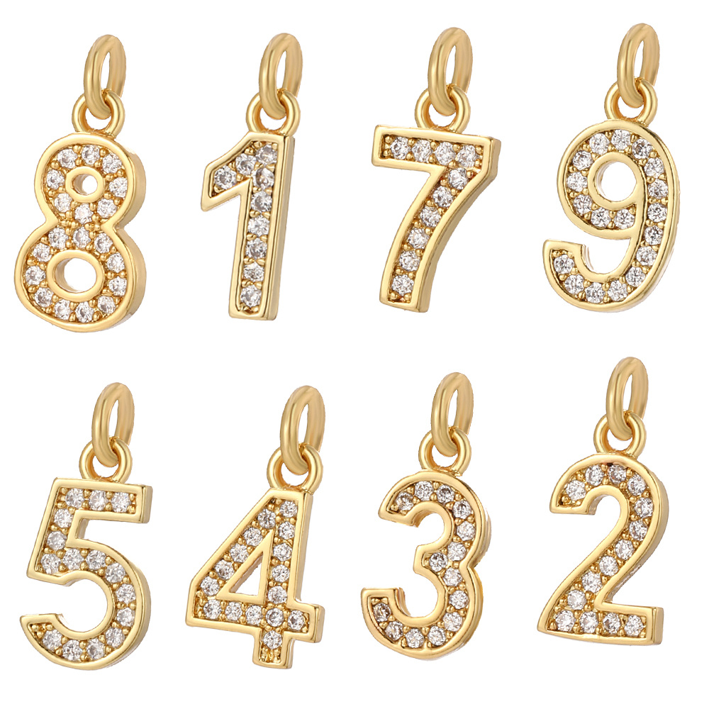 60pcs 2024 Year For Jewelry Making Charms, Alloy 2024 Figures Number Charm  Pendant For Keychain Necklace Bracelet Jewelry Making Craft