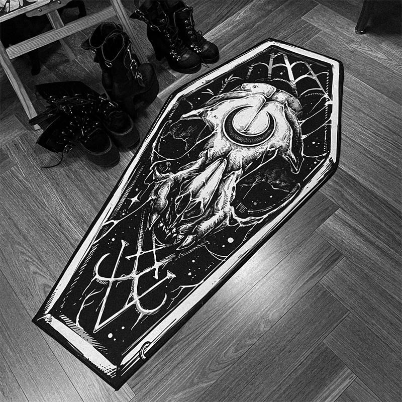 Dangerous Magical Game Ouija Board Pattern Area Rug Bedroom Living Room Kitchen  Rug Doormat Floor Mat Standing Mat Children Play Rug Carpet Bathroom – Yaxa  Store