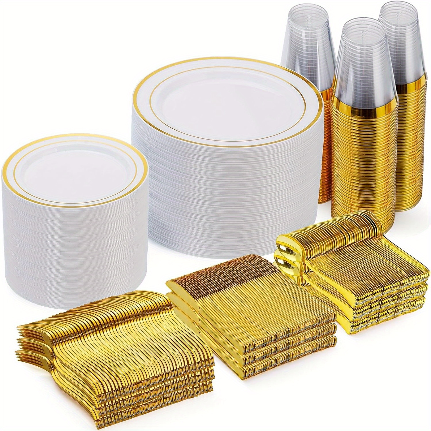 Cod. 003485 Platos Plásticos Desechables Unicolor – Paquete 10 unidades –  Paperbueno